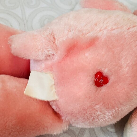 Vintage "LOVE-A-LOT" CARE BEAR 13" Plush 1983 Kenner EUC - Picture 5 of 5